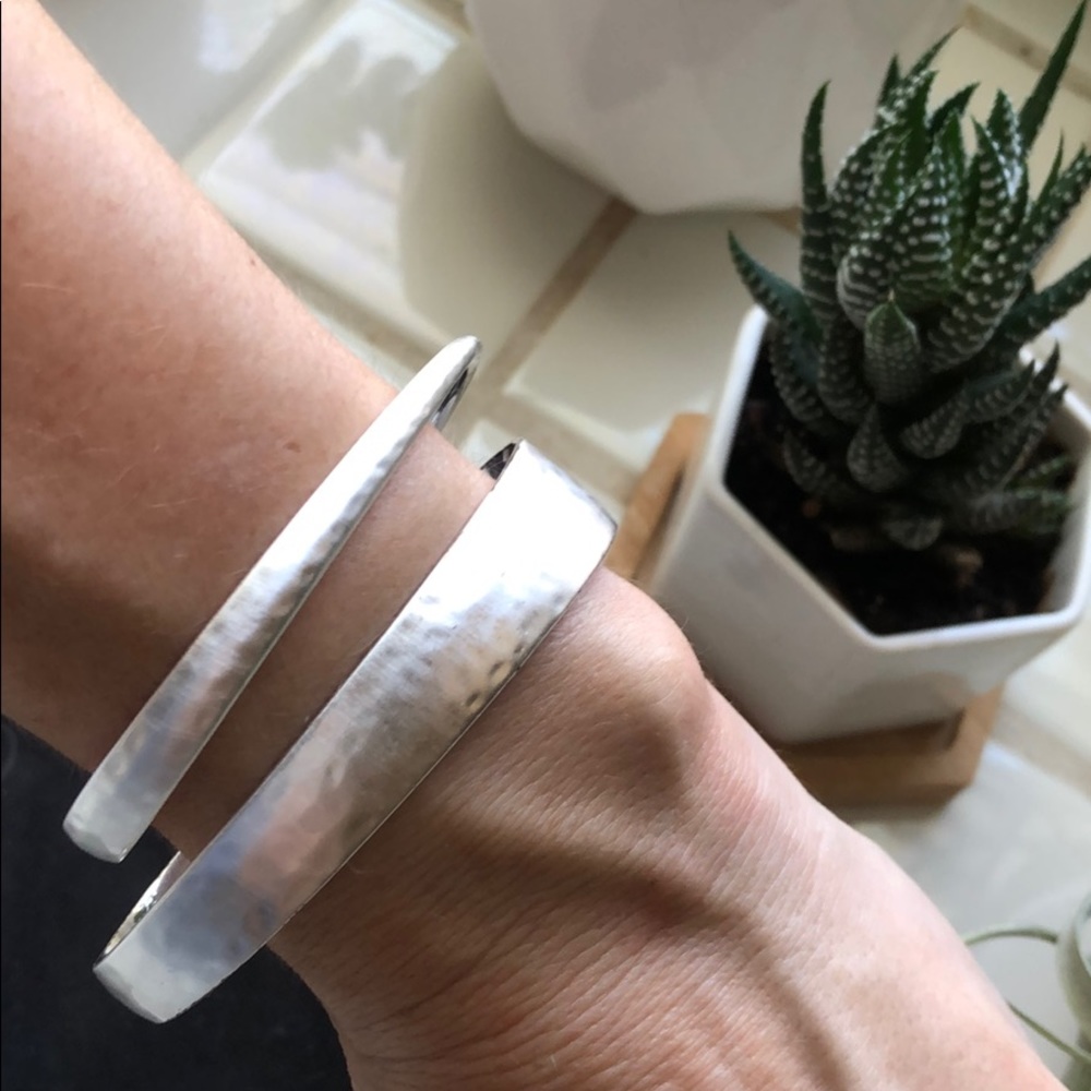 Kendra Scott Hammered Metal Stackable Bracelets - image 5